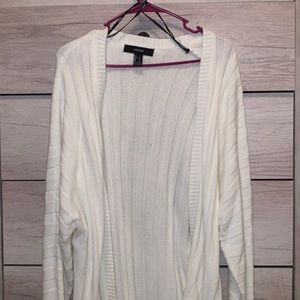 forever 21 threaded long cardigan